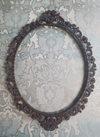 Brocante koperen lijst