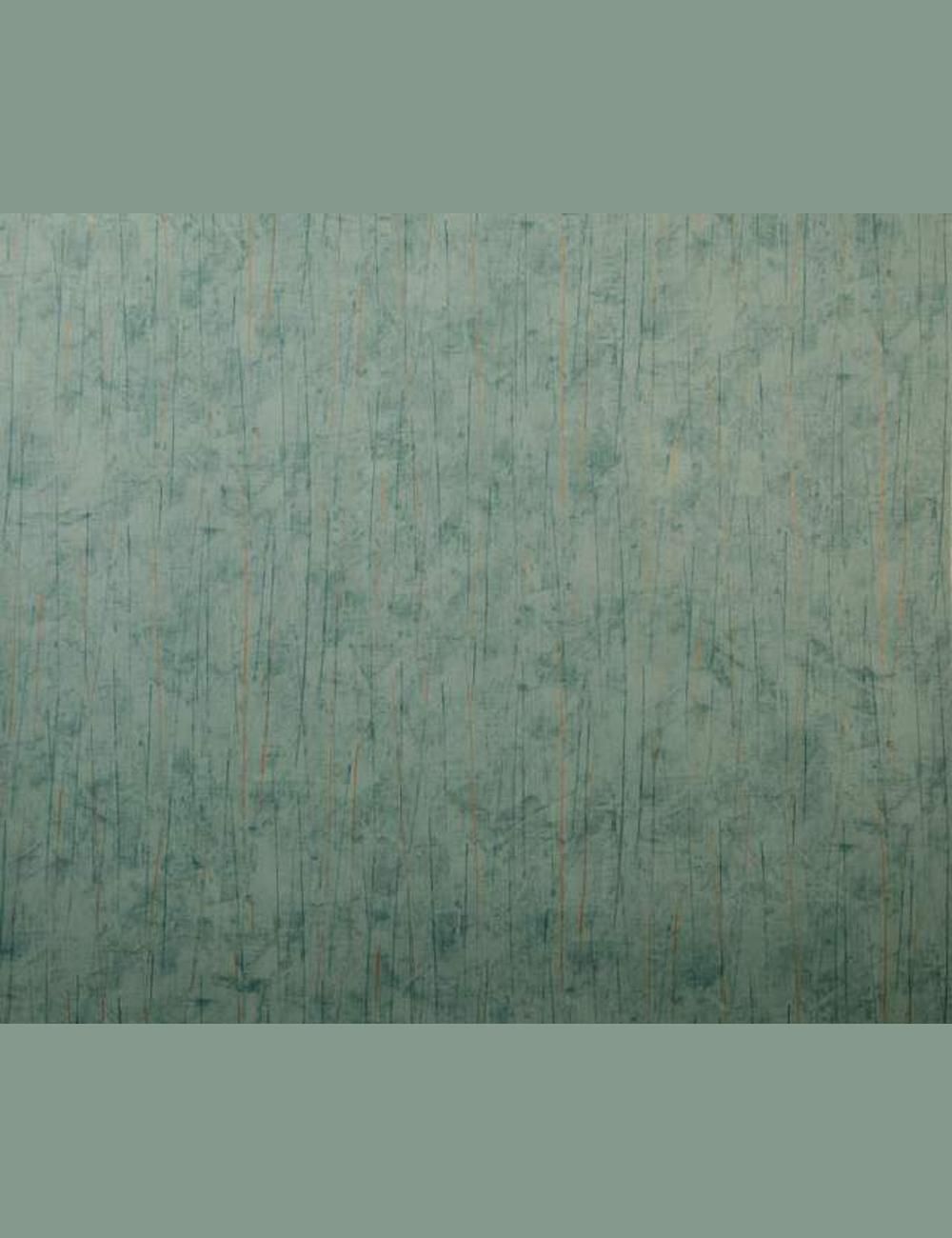 Vintage blauw streepjes behang