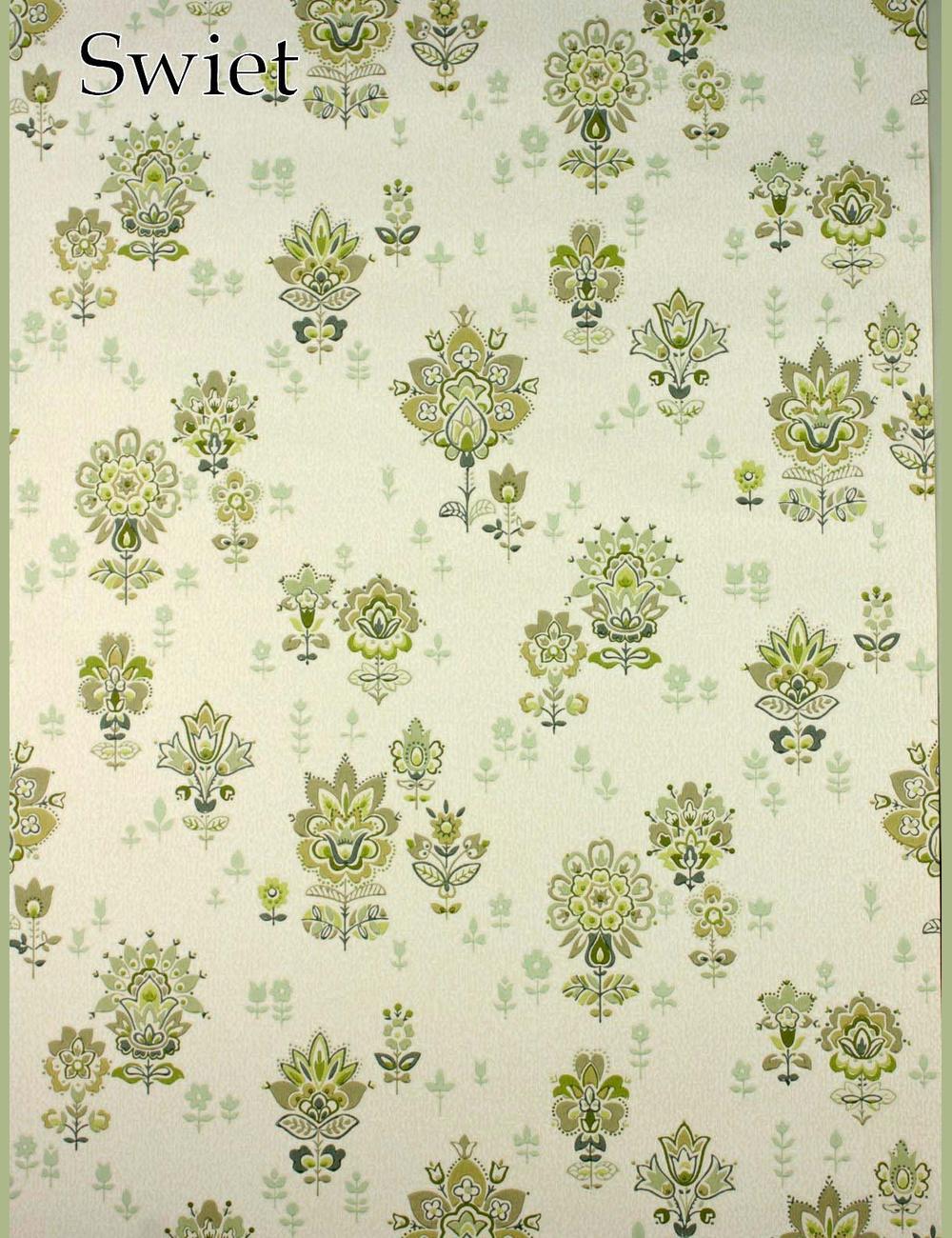 Groene barokkig bloemen