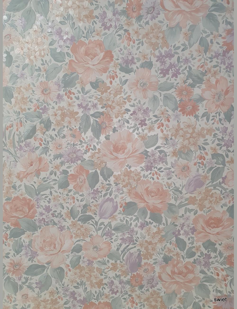 Bloemen behang