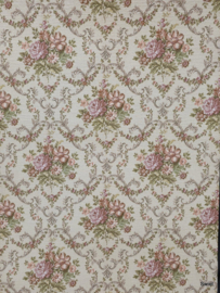 Barok bloemen behang