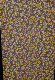 Seventies bloemetjes behangpapier