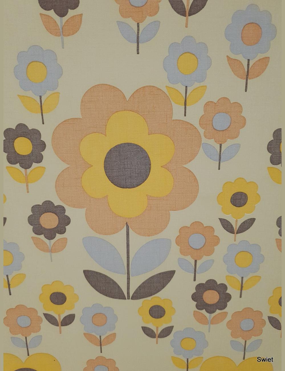 Gestileerde 70s bloemen