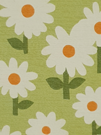 Seventies bloemen behang