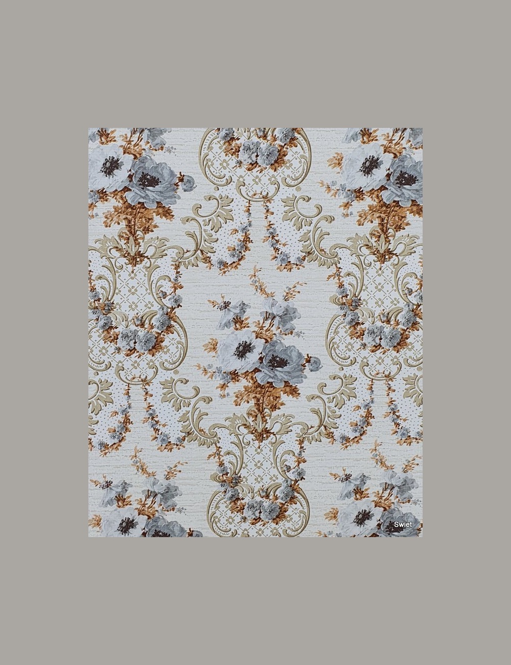 Chique barok bloemenbehang