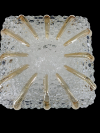 Vintage glazen plafonniere