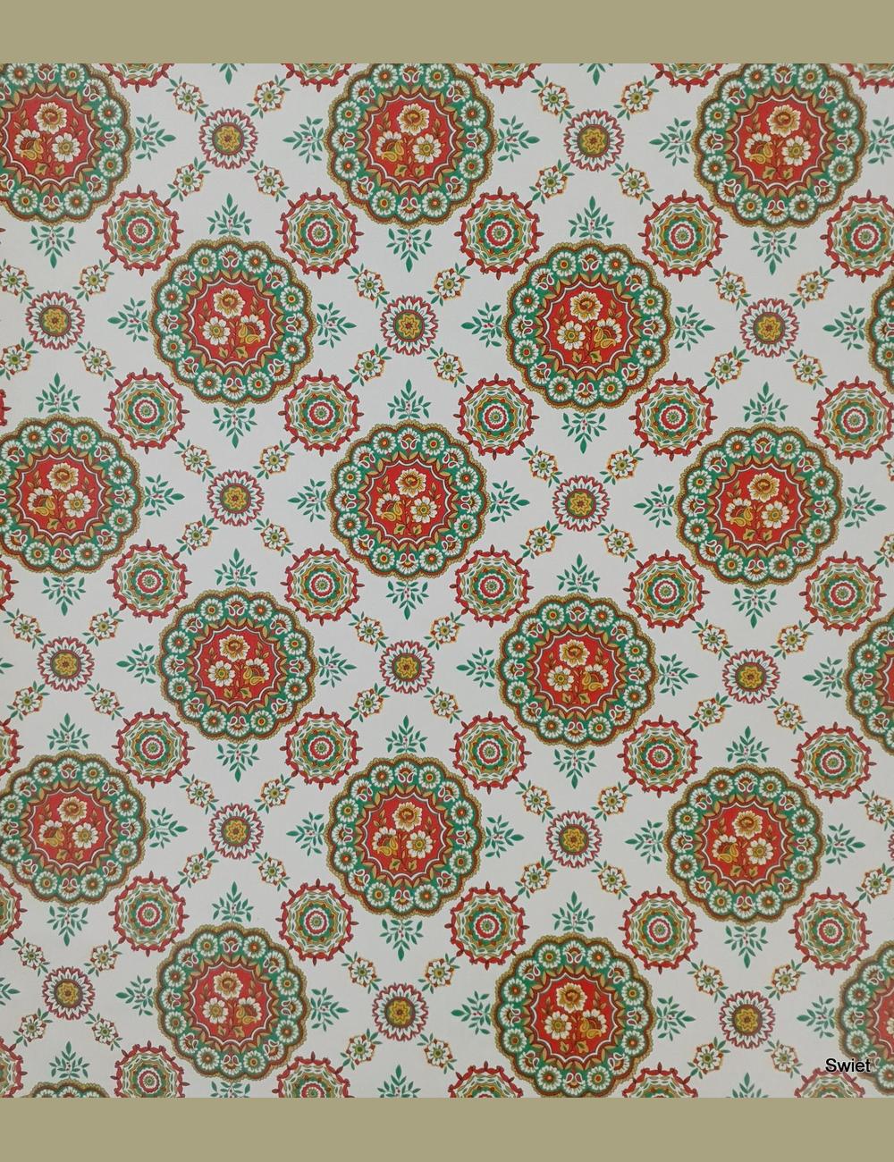 Retro mandala patroon