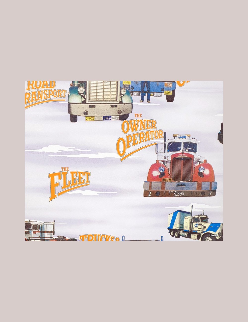 Vrachtwagen behang