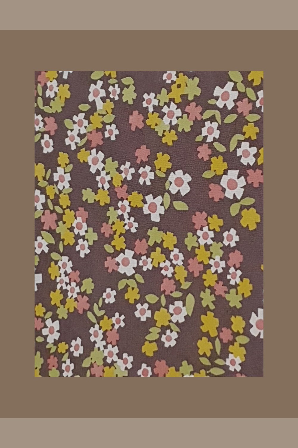 70s bloemetjes behang