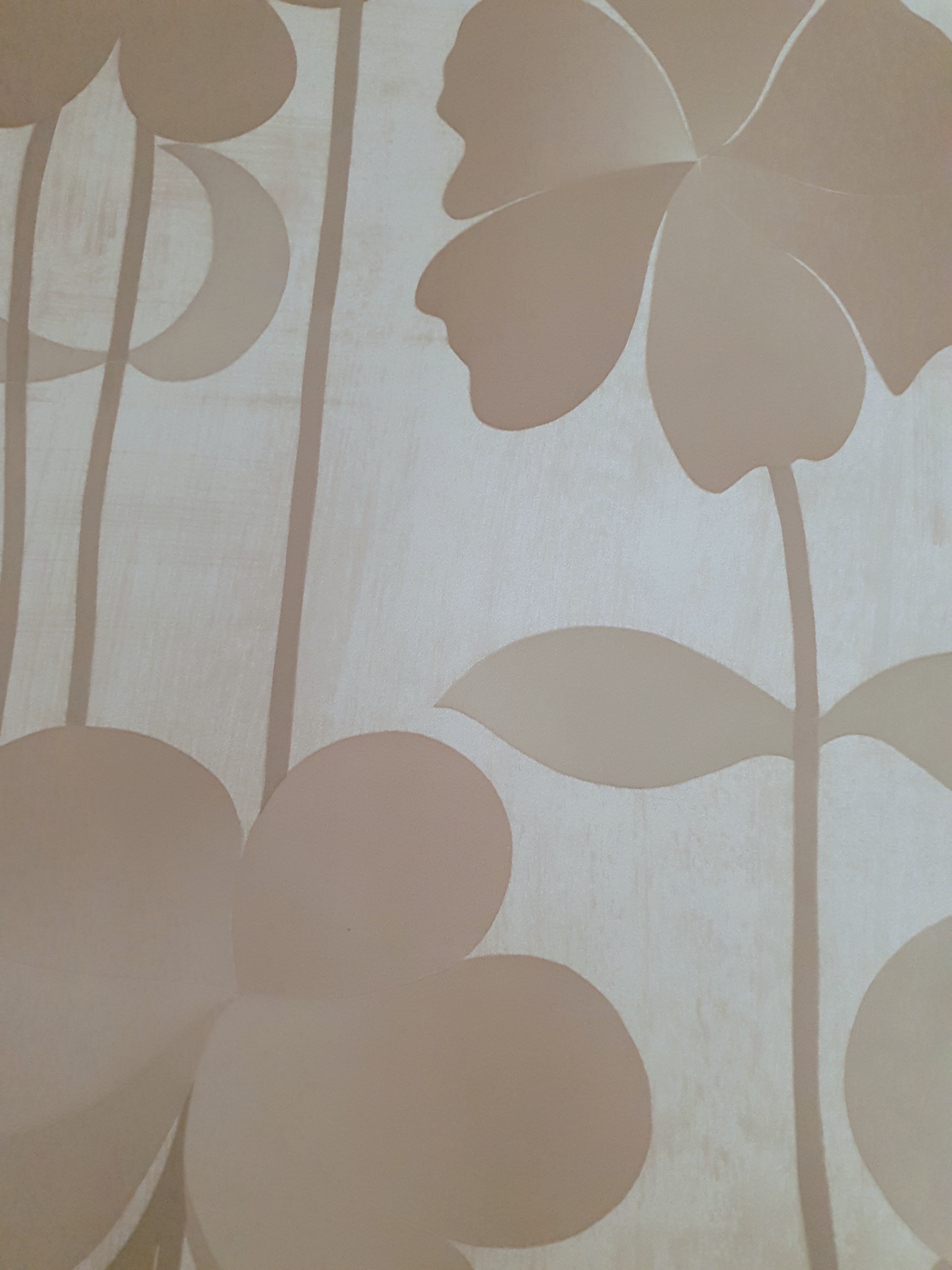 Groots bloemen behang