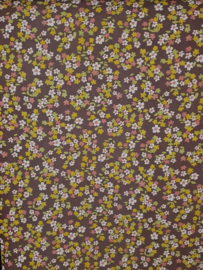Seventies bloemetjes behangpapier