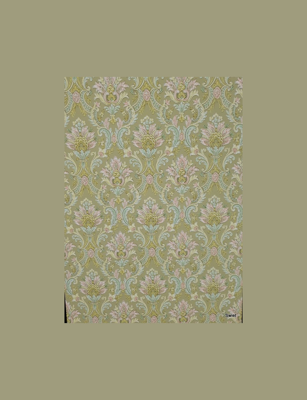 Pastel barok behang