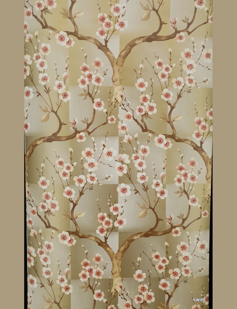 Japanse stijl behang met goud