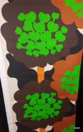 Retro stof met bomen