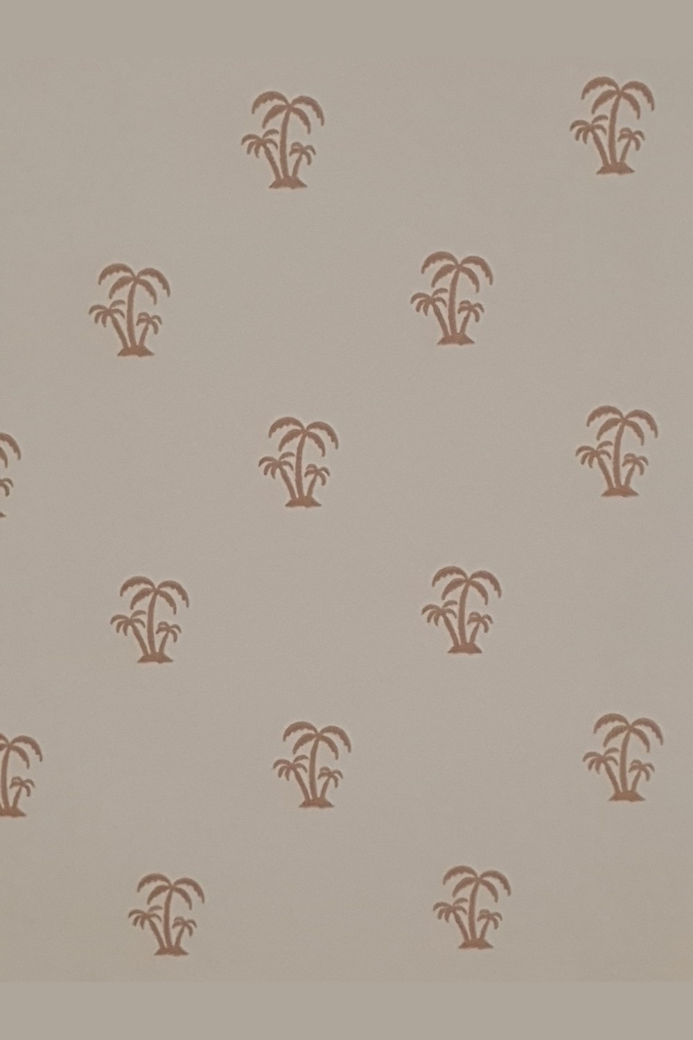 Behang met palmboompjes