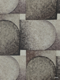 Geometrisch retro behang