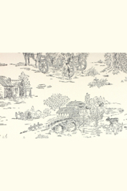 Vintage landschap behang