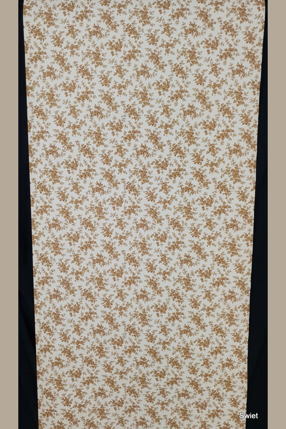 Beige mini bloemen
