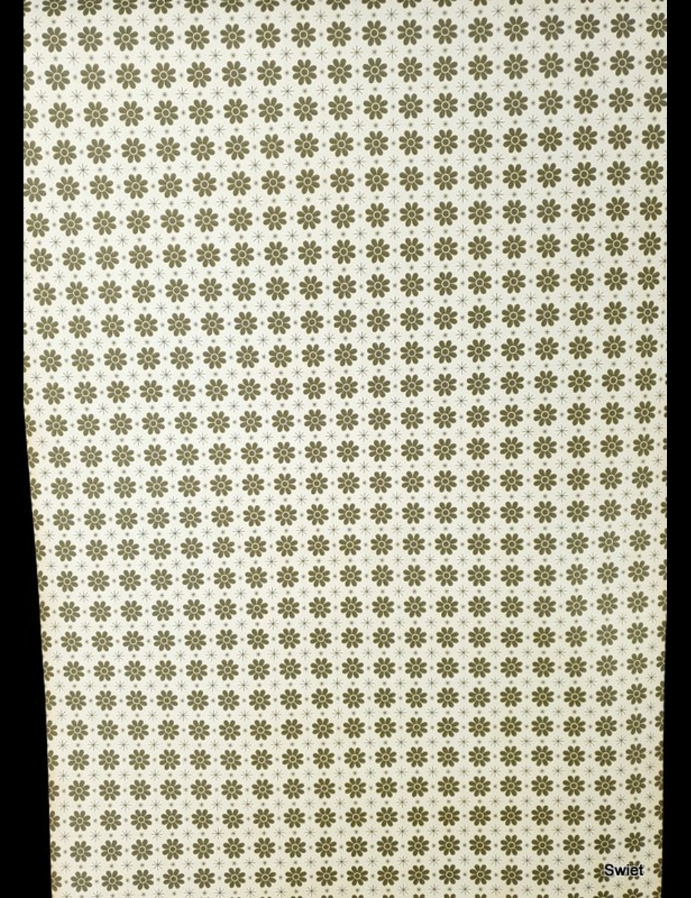 70s grafisch bloemen behang