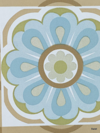 Klassiek vintage behang