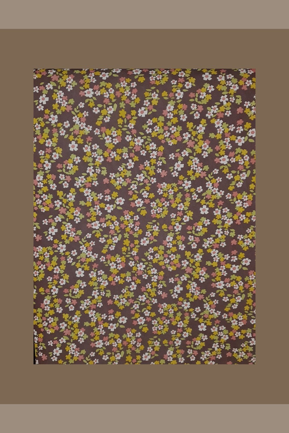 70s bloemetjes behang
