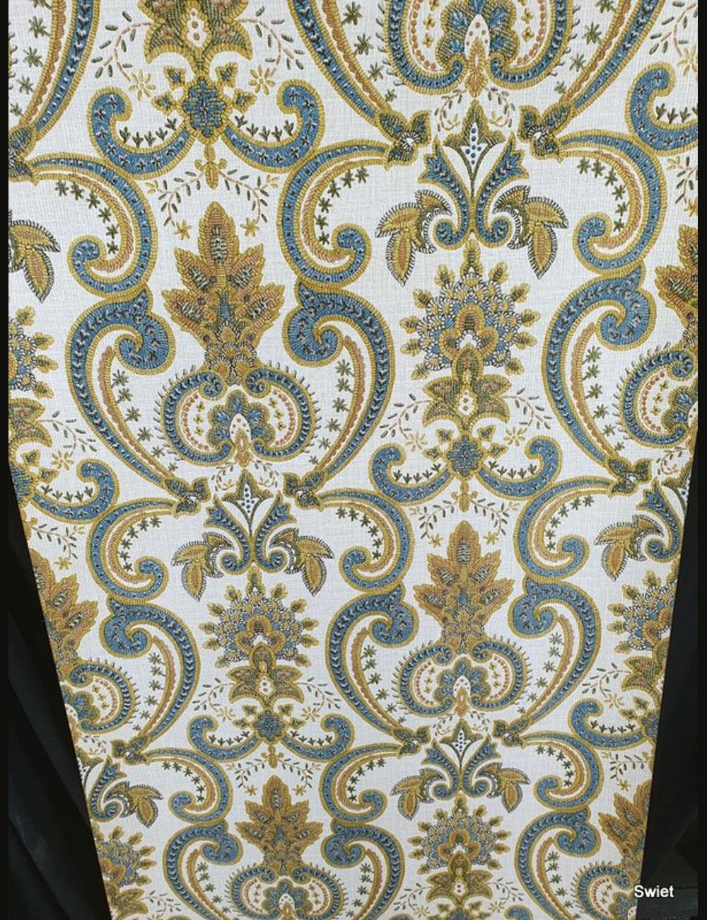 Paisley vintage behang