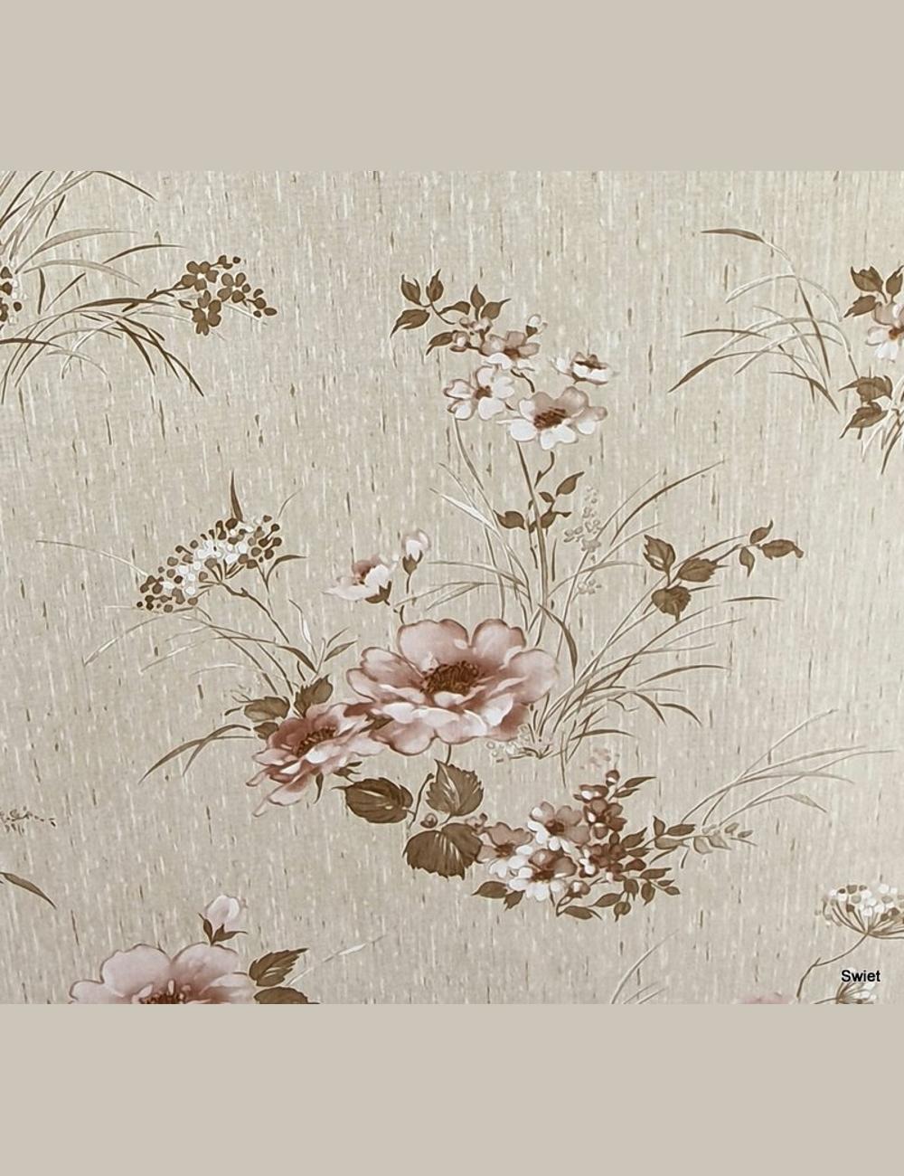 Vintage bloemenbehang