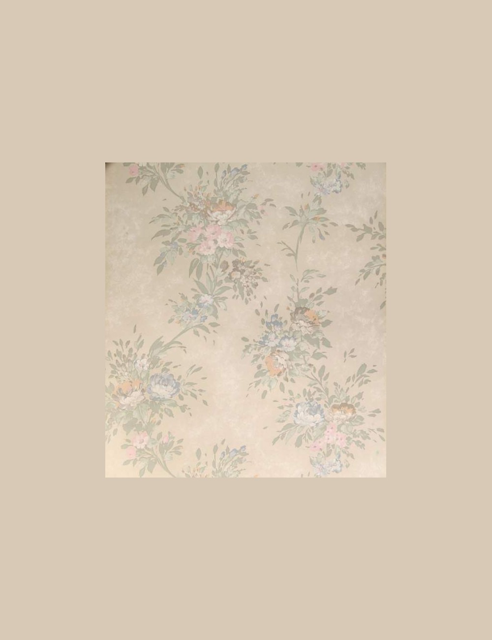 Vintage bloemenbehang