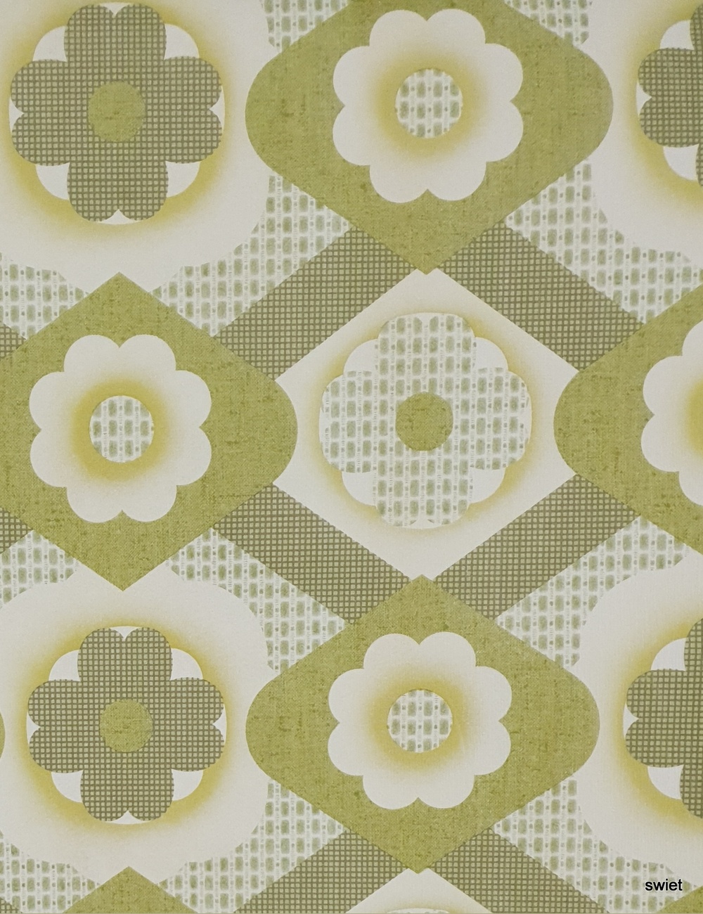 Groovy retro behang