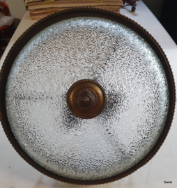 2x brocante hanglampen.