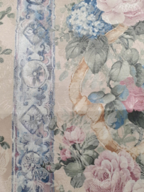 Super brocante bloemen gordijn