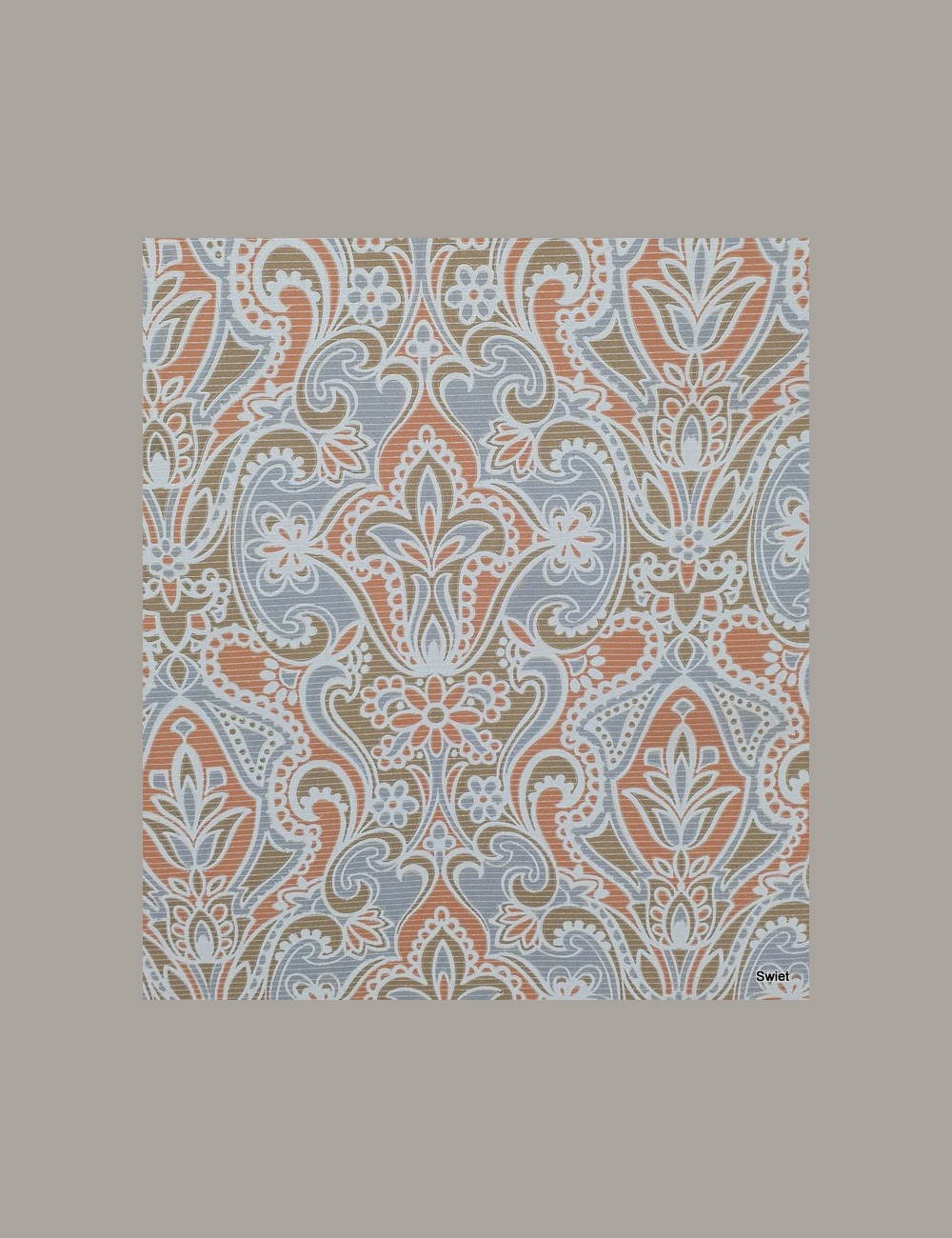 Schattig vintage barok behangpapier