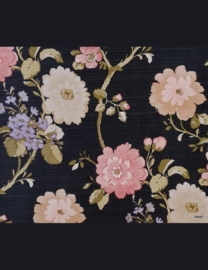 Vintage bloemenbehang