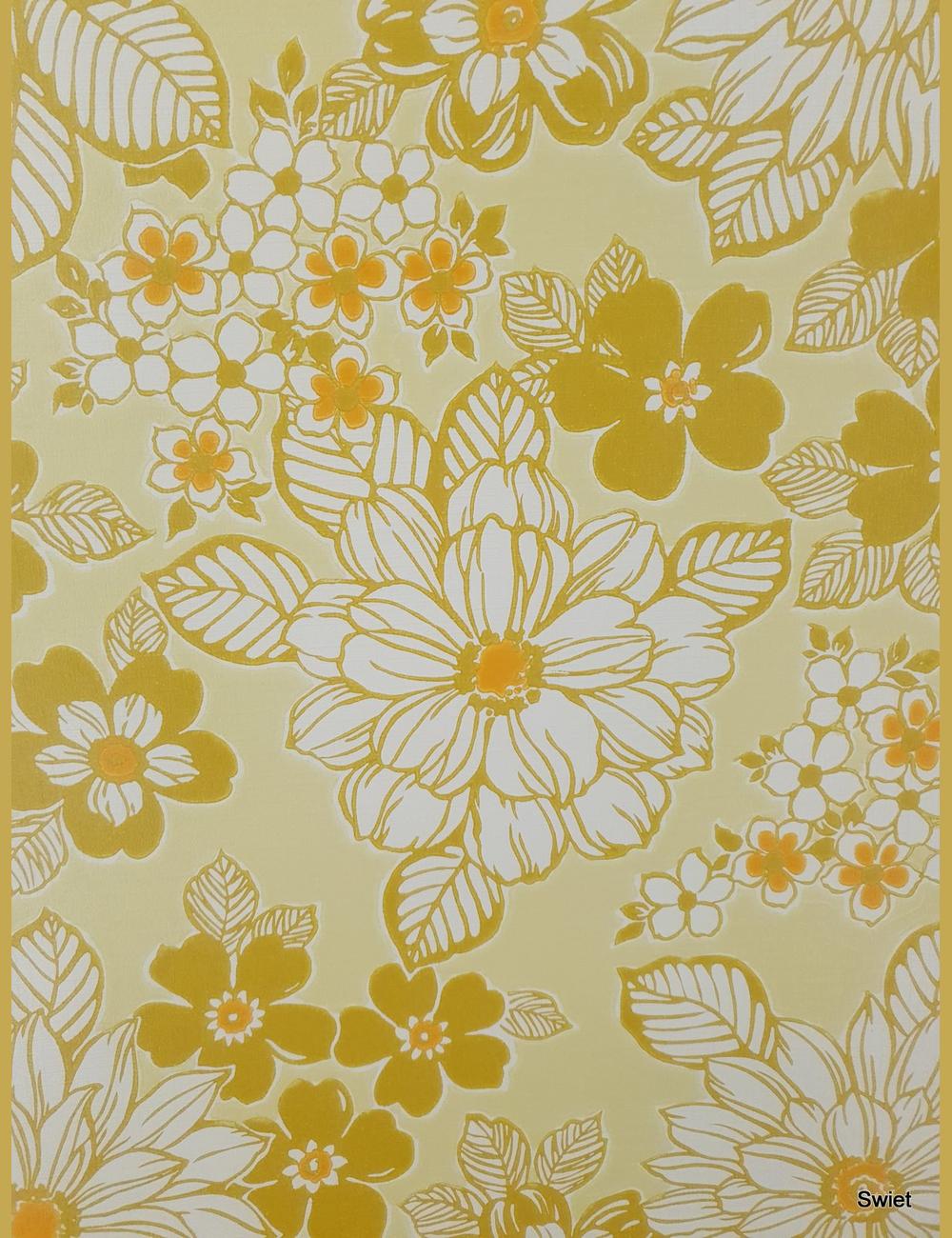 Gele bloemenslinger
