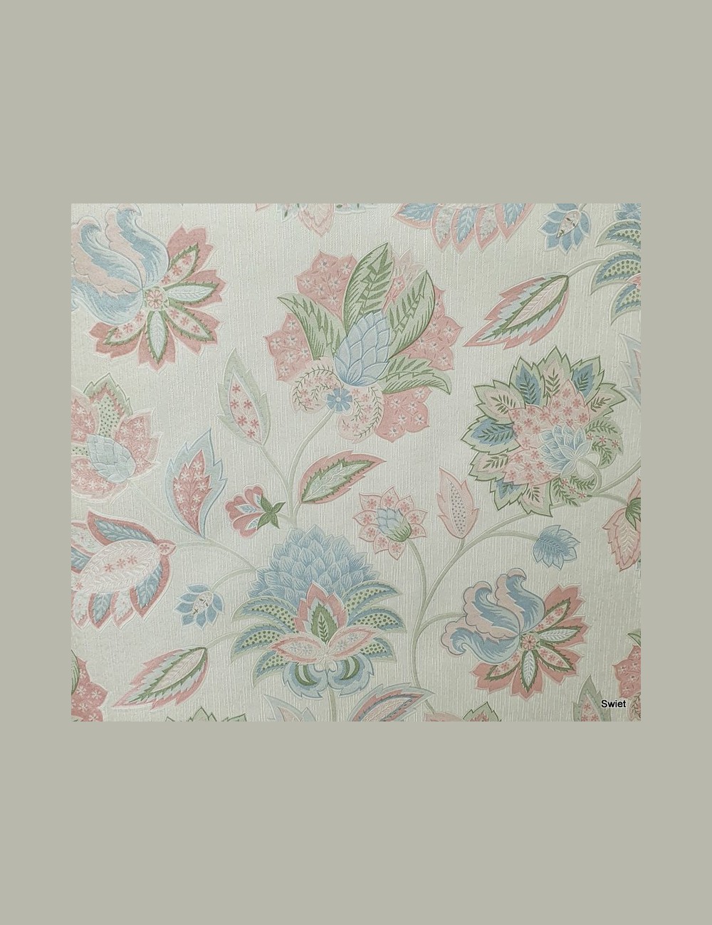 Romantisch bloemenbehang