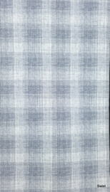 Jeansblauw ruitenbehang