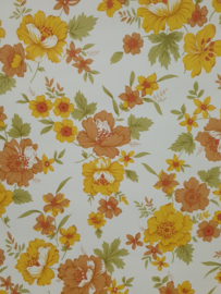 Vintage bloemenbehang