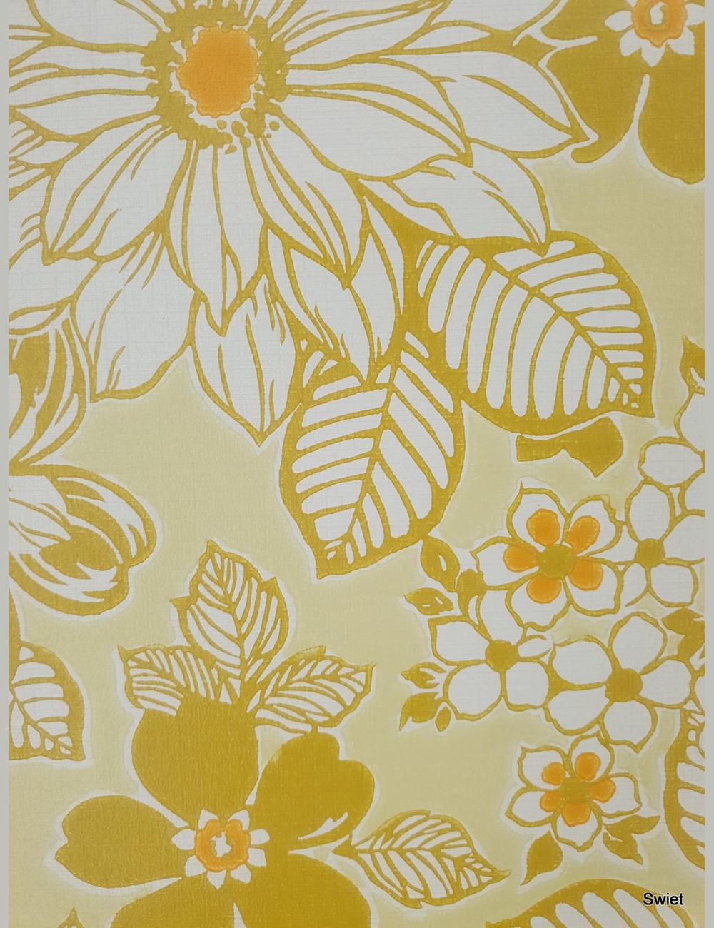 Gele bloemenslinger