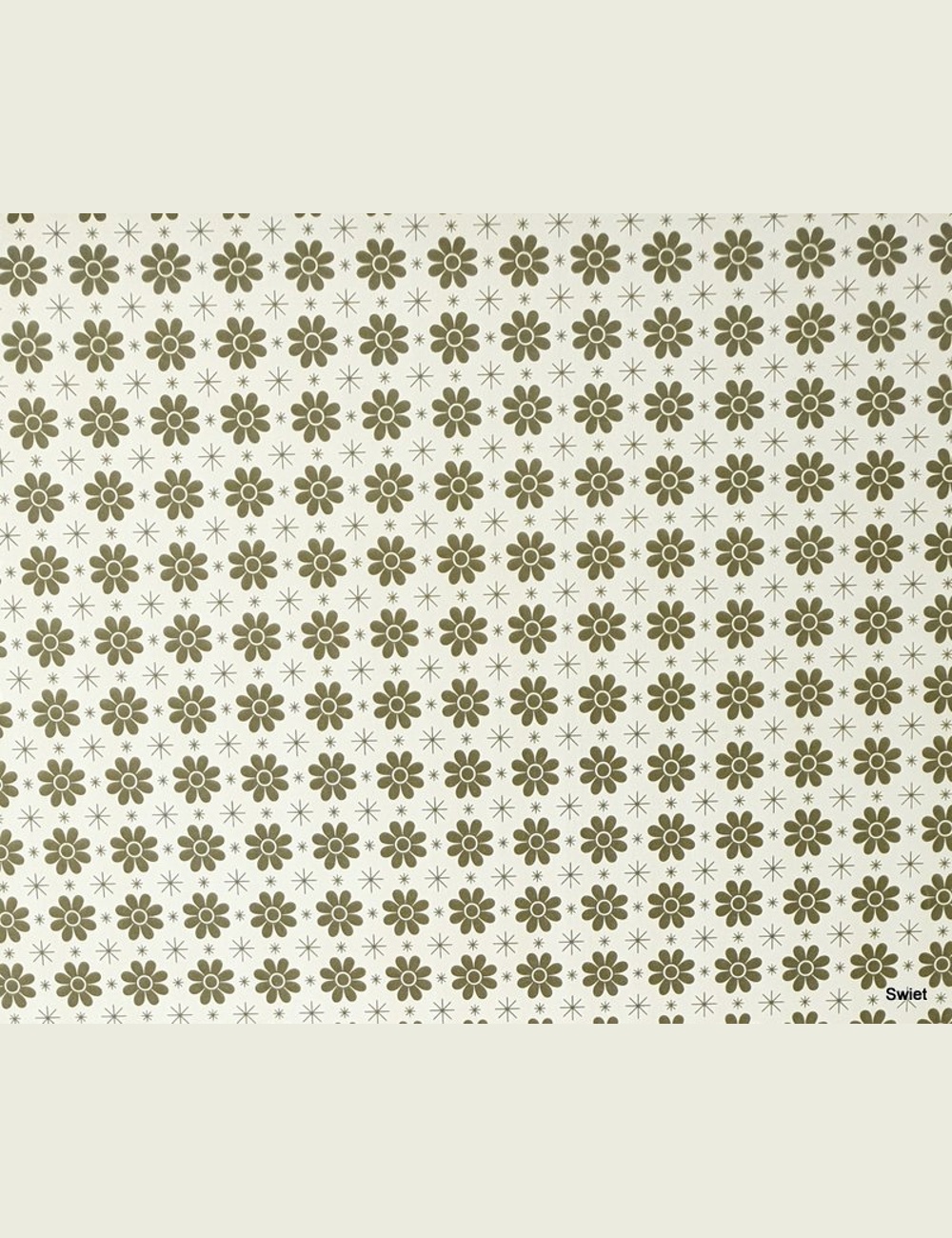70s grafisch bloemen behang