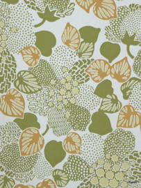 Vintage bladeren behang