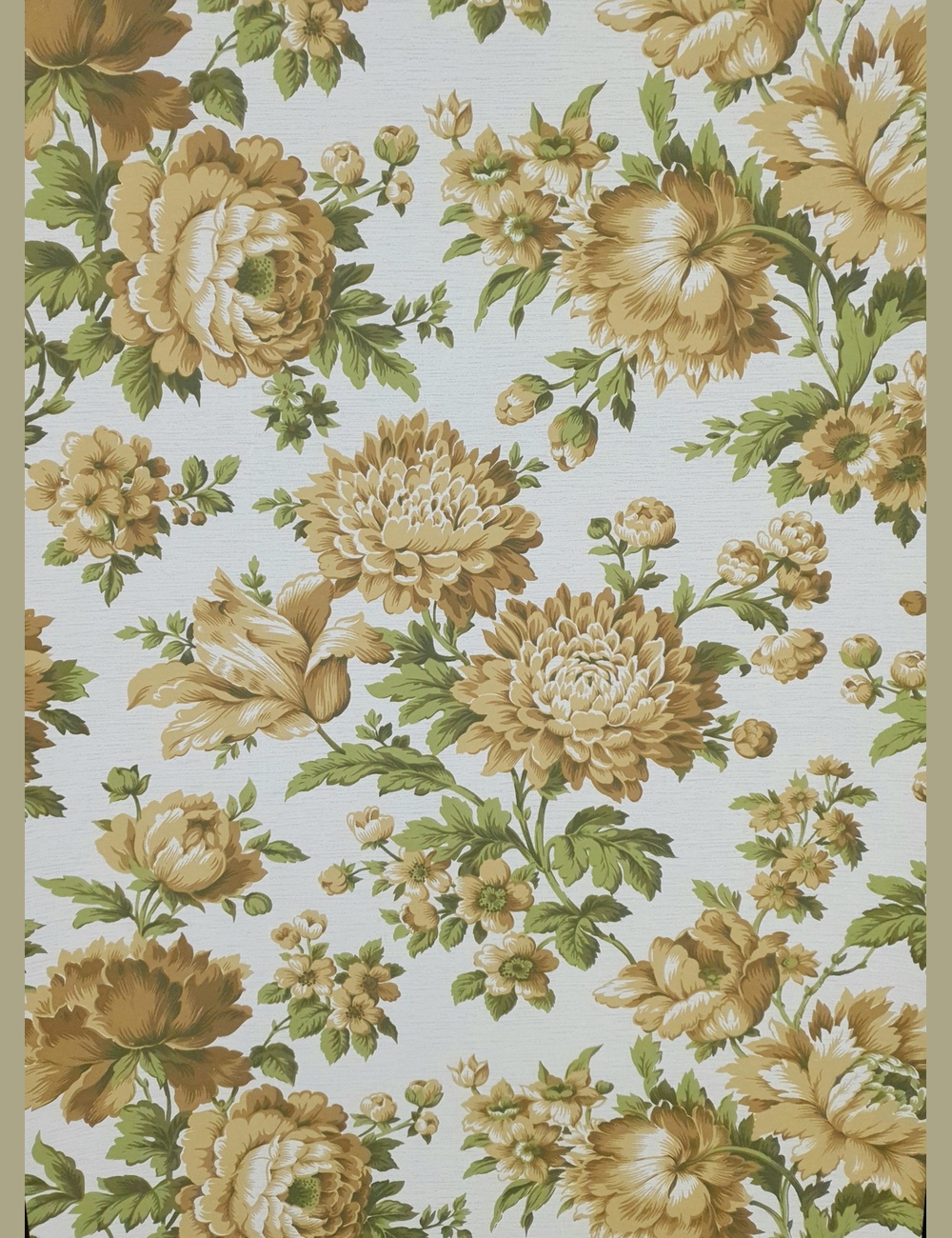Vintage bloemenbehang
