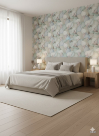 Pastel calla behang