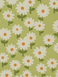 Seventies bloemen behang