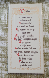 Tegeltje vader