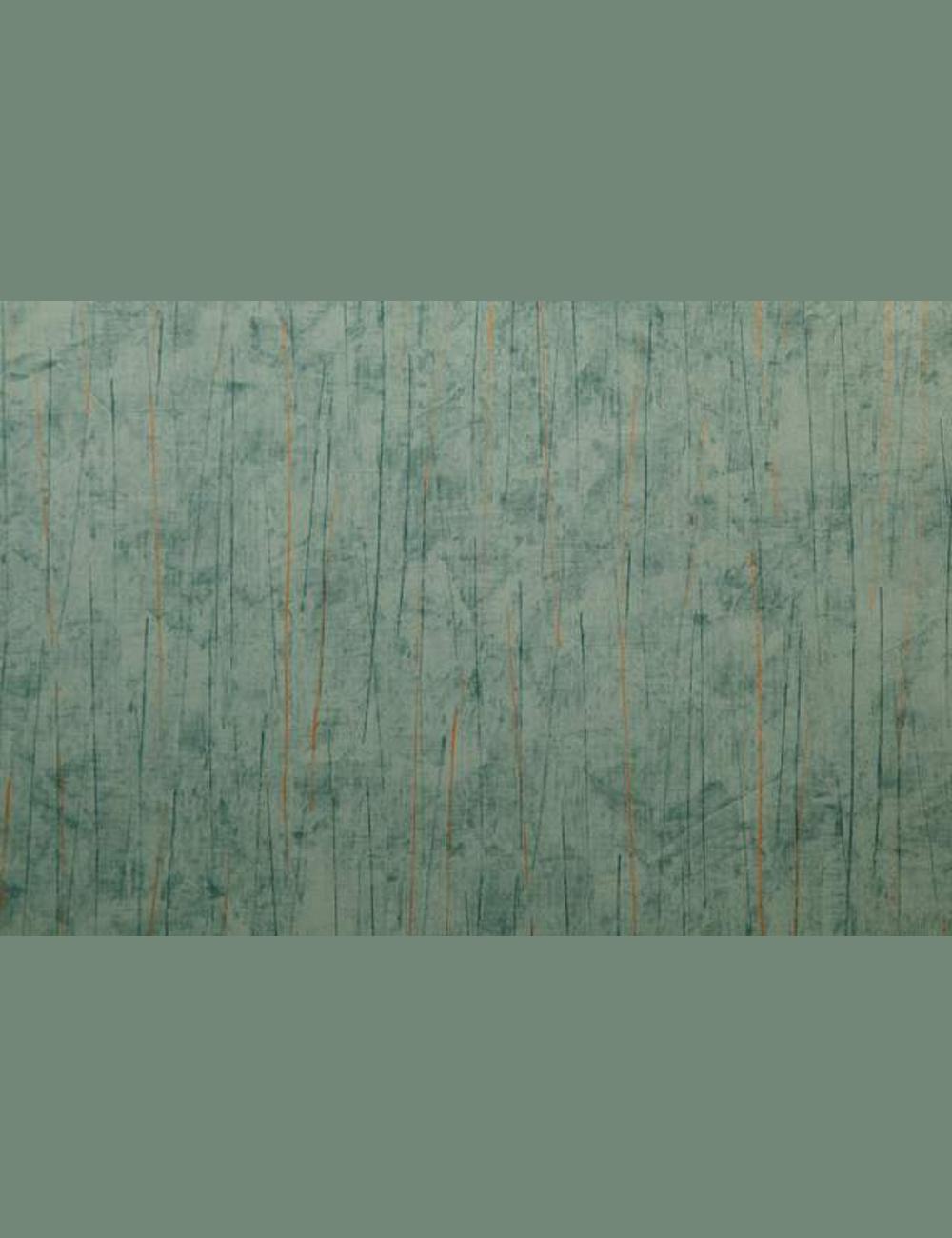 Vintage blauw streepjes behang