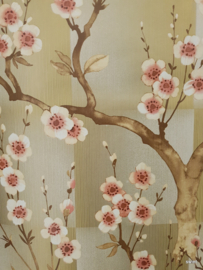 Japanse bloesem behang