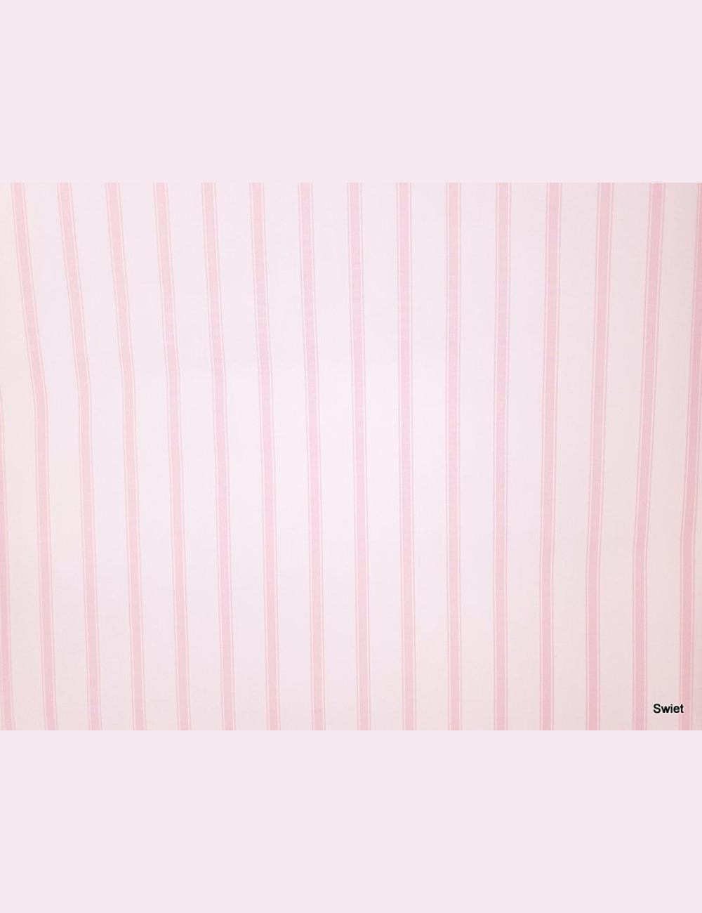 Wit licht roze streepjes