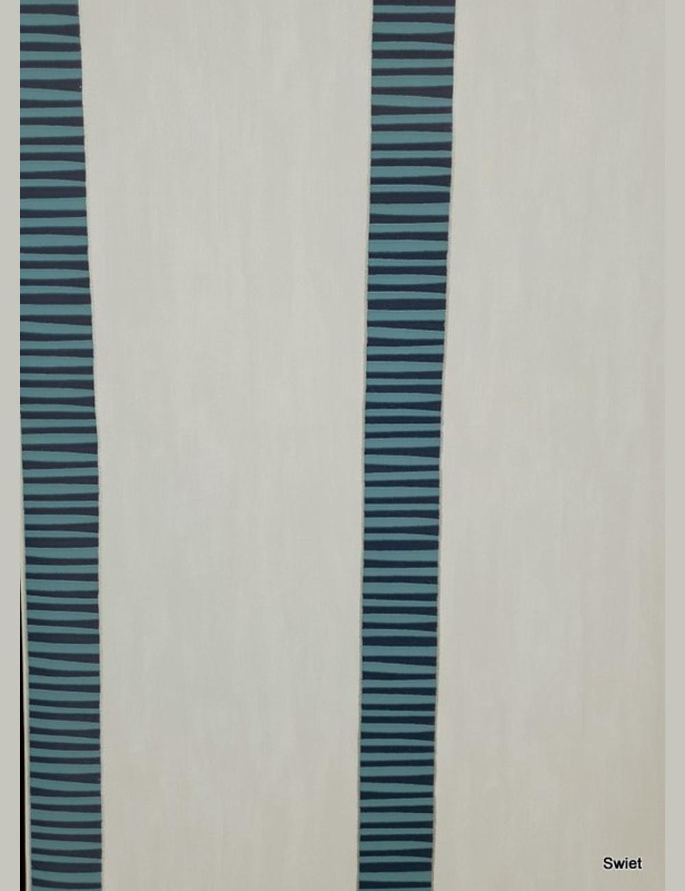 Modern streepjes behang