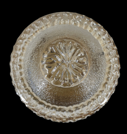 Amber kleurig vintage plafonniere