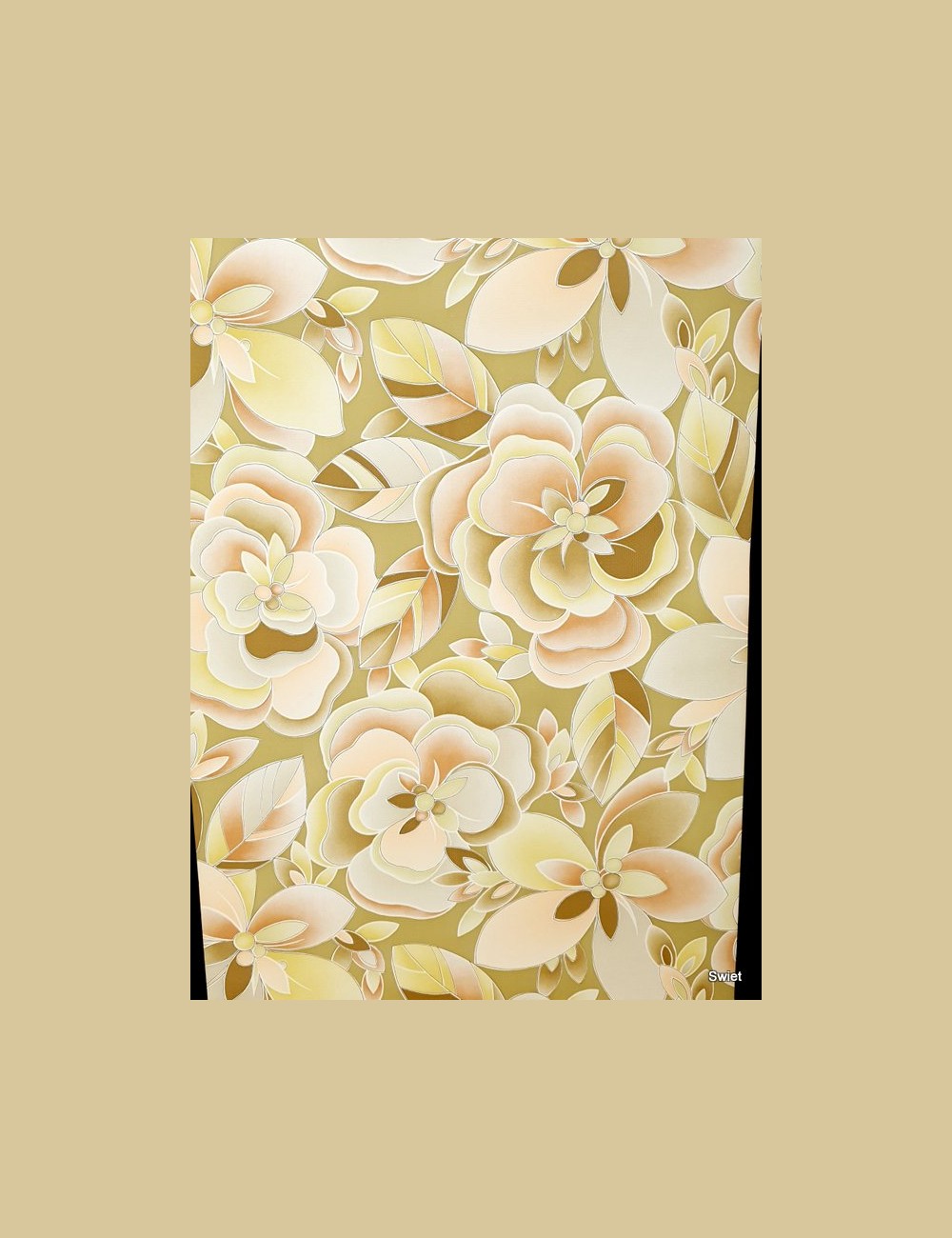 Super vintage bloemen behang